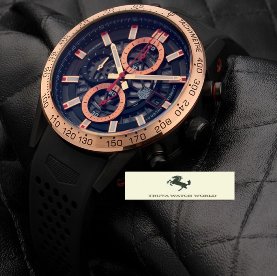 HK1353 TAG HEUER CALİBRE SKELETON ERKEK SAATİ